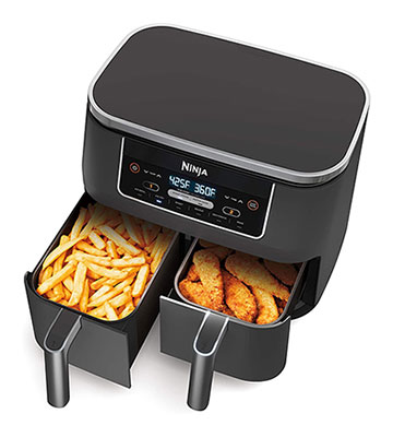 Ninja DZ201 Foodi 6-in-1 2-Basket Air Fryer