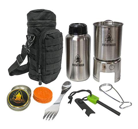 Pathfinder Stainless Steel Bottle Cooking Kit