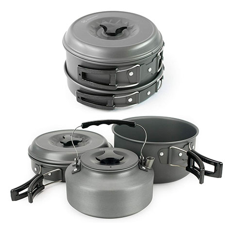 Winterial Camping Cookware and Pot Set