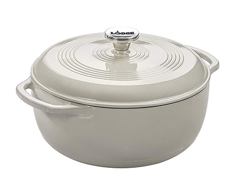 Lodge Enameled 6-quart Cast-Iron Dutch Oven