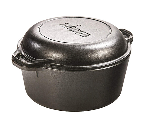 Lodge L8DD3 5-quart Cast-Iron Dutch Oven