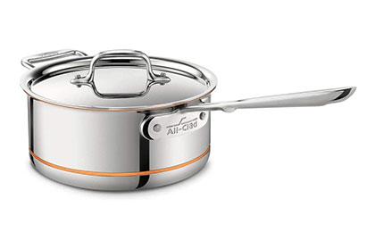 All Clad Copper Core Saucepan