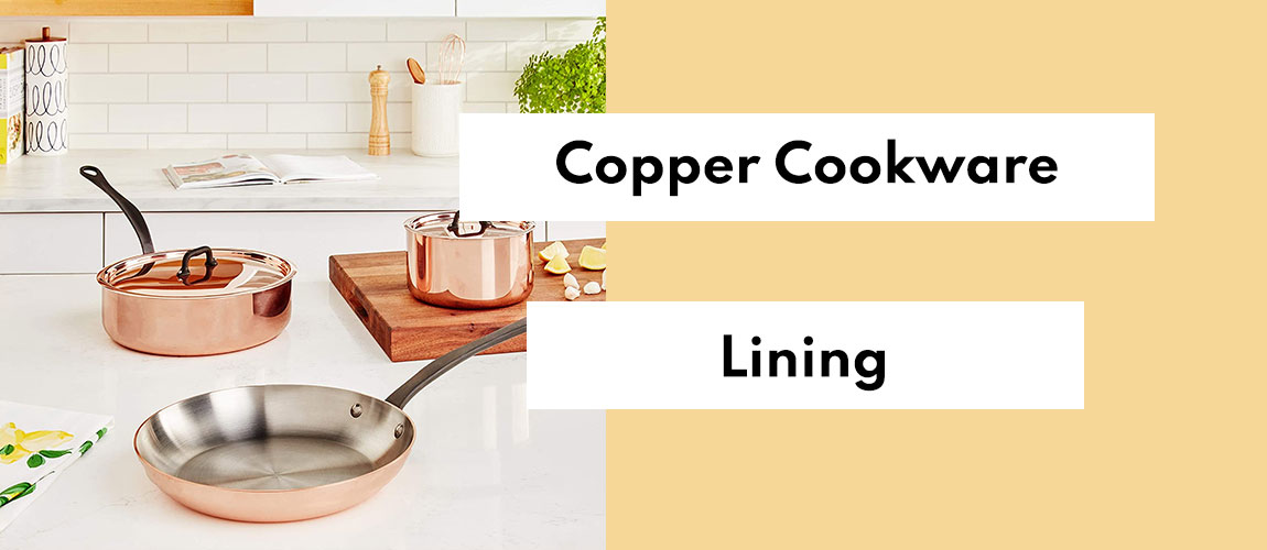 Lining of copper cookware