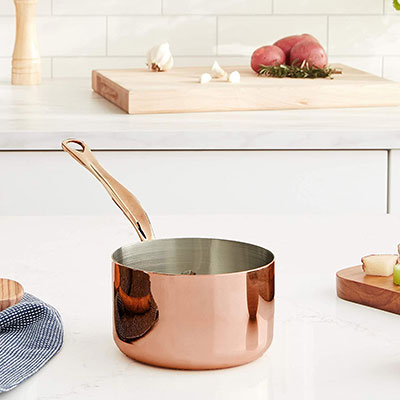 Mauviel M'Heritage 150B Copper Saucepan