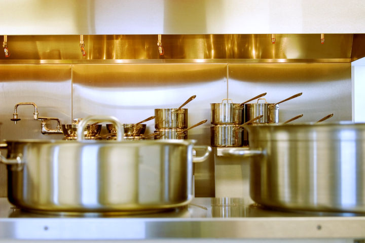stainless steel pots & pans