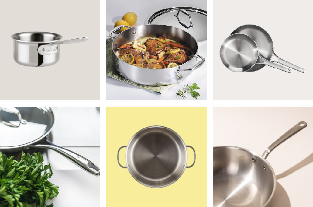 Stainless steel cookware